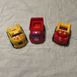 Fisher Price Rolling Trucks  Set Of Three