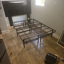 Folding Bed Frame With Storage - Amazon Basics Full Size Bed Frame