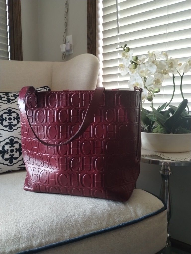Beautiful Burgundy Carolina Herrera Bag