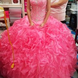 Vestido Quinceañera Con Accesorios 
