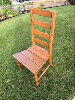 Wood High Back Chairs