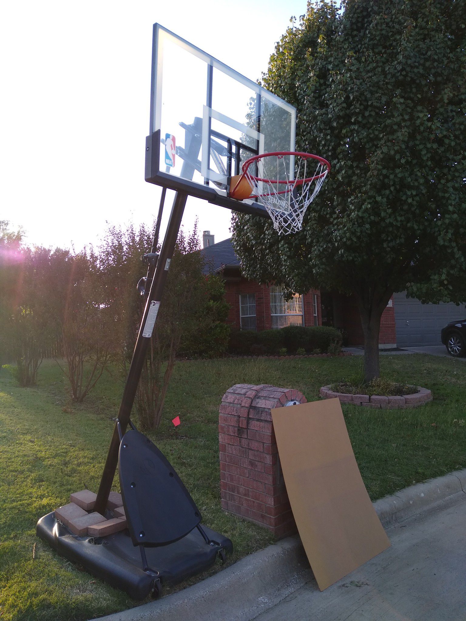 Spalding NBA adjustable basketball hoop