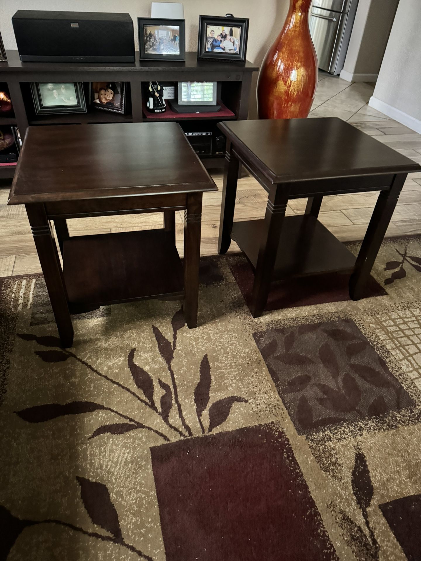 End Tables- Cherry Brown