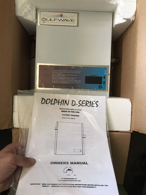 Tankless water heater