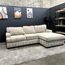 Ashley L Shaped Sectional Sofa with Chaise - Delivery Available!
