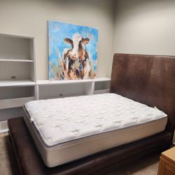 Full Size Bed Frame & Mattress Set 