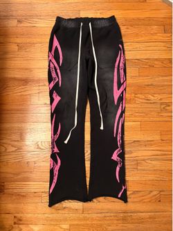 Golden Los Angeles Pink/Black Flare Sweatpants
