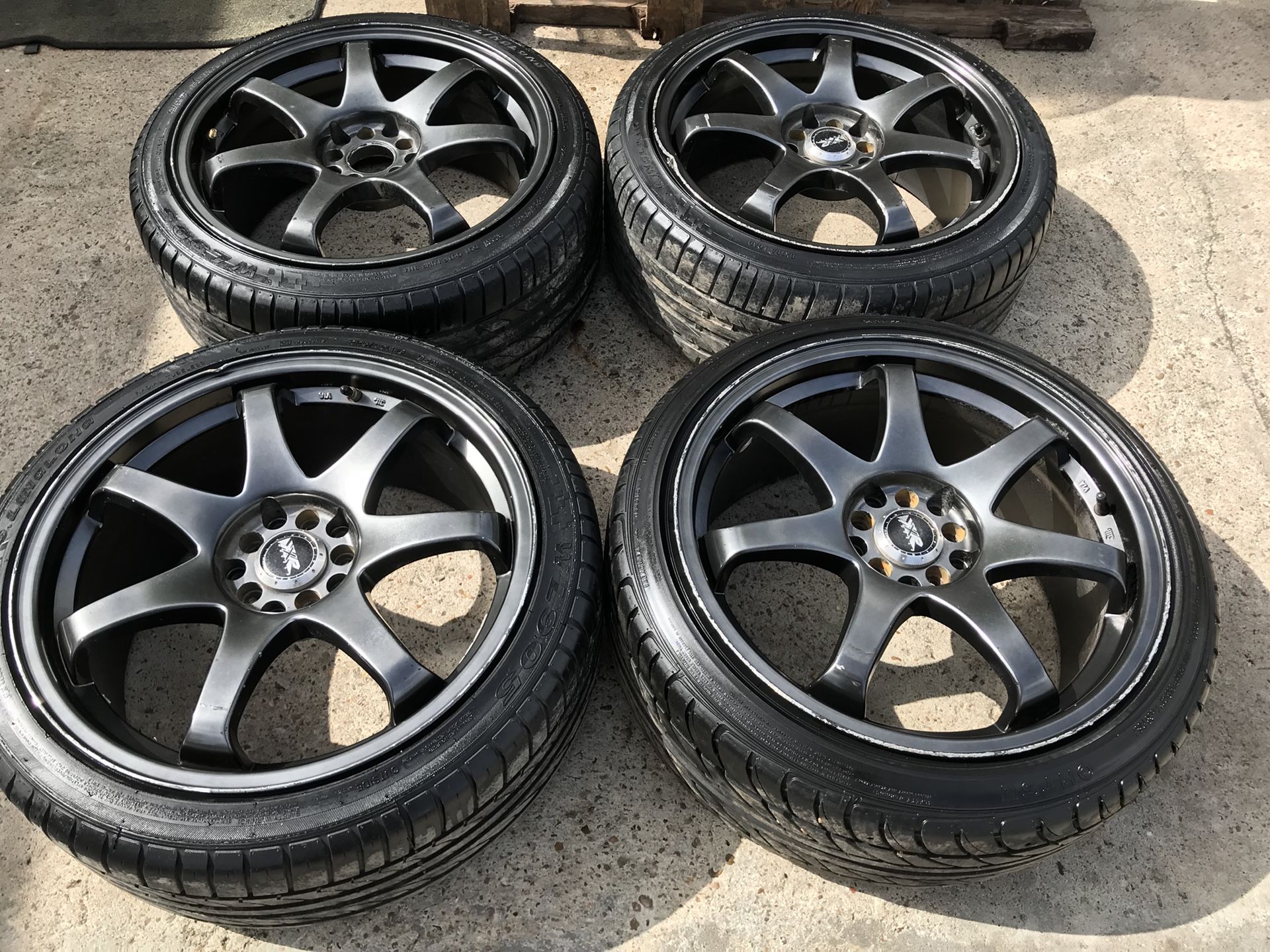 XXR 522 Wheel Set Size:18x8.5 BoltPattern:100/114.3mm #298