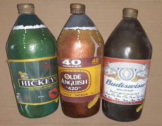 40oz Novelty Booze Figurines