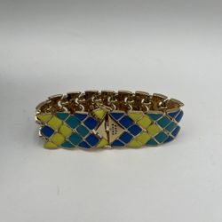 TRINA TURK ENAMEL BRACELET. Length: 7.5”