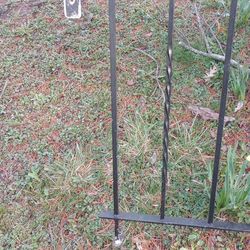 Wrought iron railing