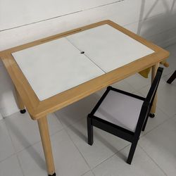 Wooden Sensory Table for Toddlers 1-5
