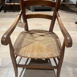 French Rush Seated Armchair - Circa 1860