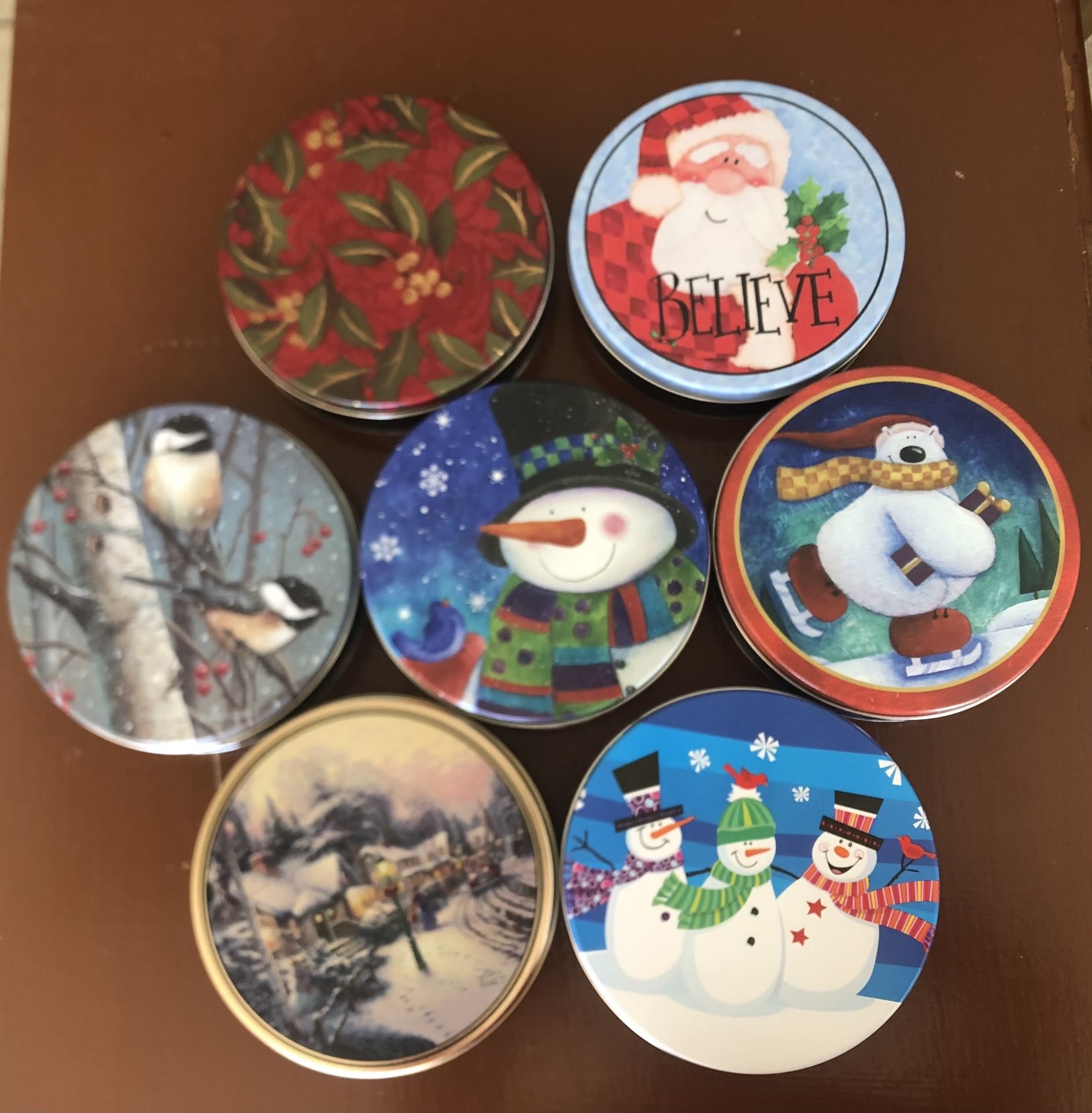 6 Inch Various Tins 