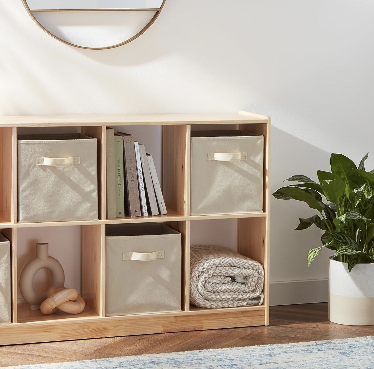 Brand new Collapsible Fabric Storage Cubes Organizer with Handles, Sturdy dorm closet organizers
