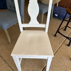 White Wooden Chair