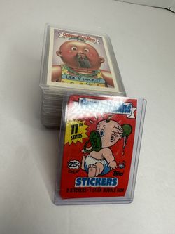 1987 Topps Garbage Pail Kids Series 11 OS11 COMPLETE GPK 84 Card Set