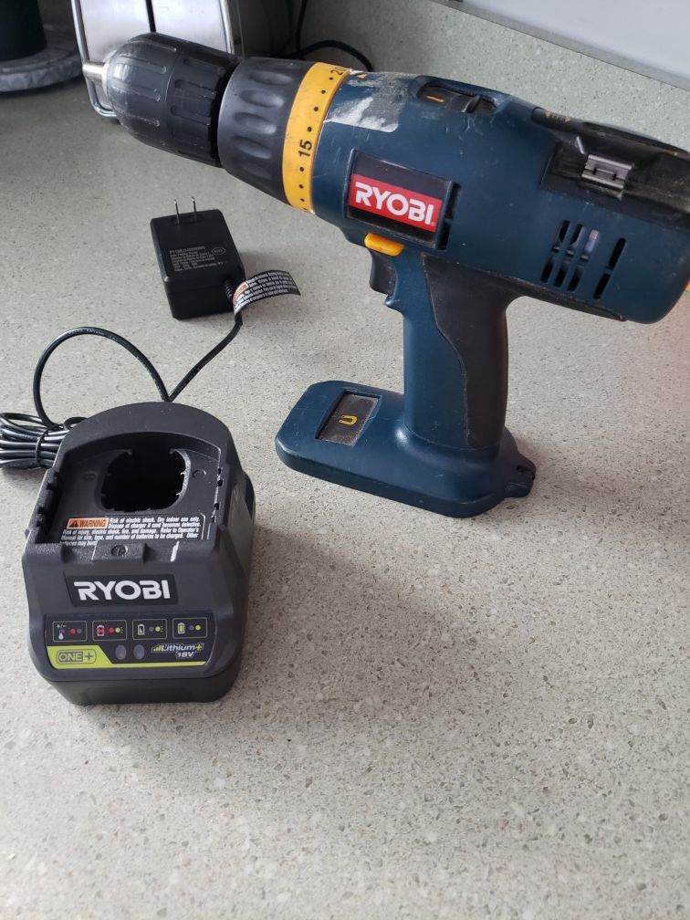 Ryobi Drill/Battery/Charger