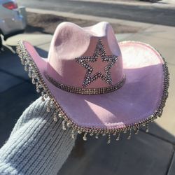 Handmade Rhinestone Cowboy Hat