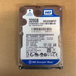 320GB SDD Hard drive Western Digital 