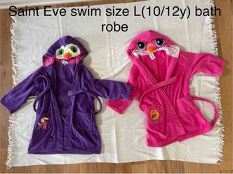 Saint Eve swim bath robe size L(10/12y)