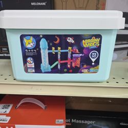 BRAINY MAGS, 72 Piece Magnetic Marble Run Set 