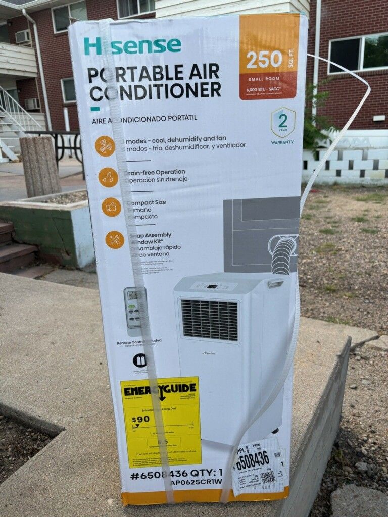 Hisense Portable Air Conditioner 250 SQ Ft