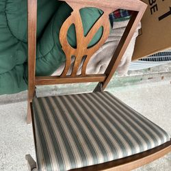 Four mid century folding chairs from the 1960s
