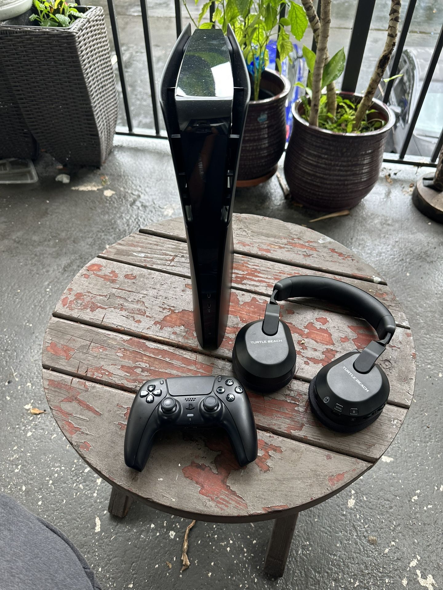 Sony PS5 Slim Digital Black 1TB With 2TB external hard drive and bluetooth Headset/Price is firm
