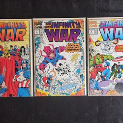 Marvel Comics Infinity War #1,3,4
