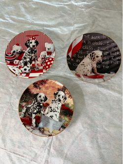 The Hamilton collection Dalmatian collector plates