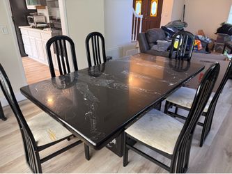 Dining Room Table with 6 Chairs