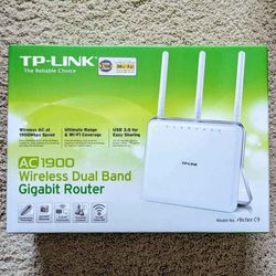 TP-Link AC1900 Archer C9 beamforming dual band Gigabit smart wireless WiFi internet router