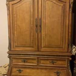 Solid Wood Armoire For Sale