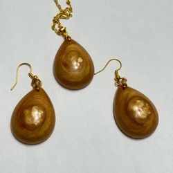 Resin art necklace sets