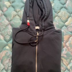 Moncler Navy Blue Zip Up