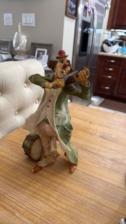 Vintage Capodimonte Porcelain Clown