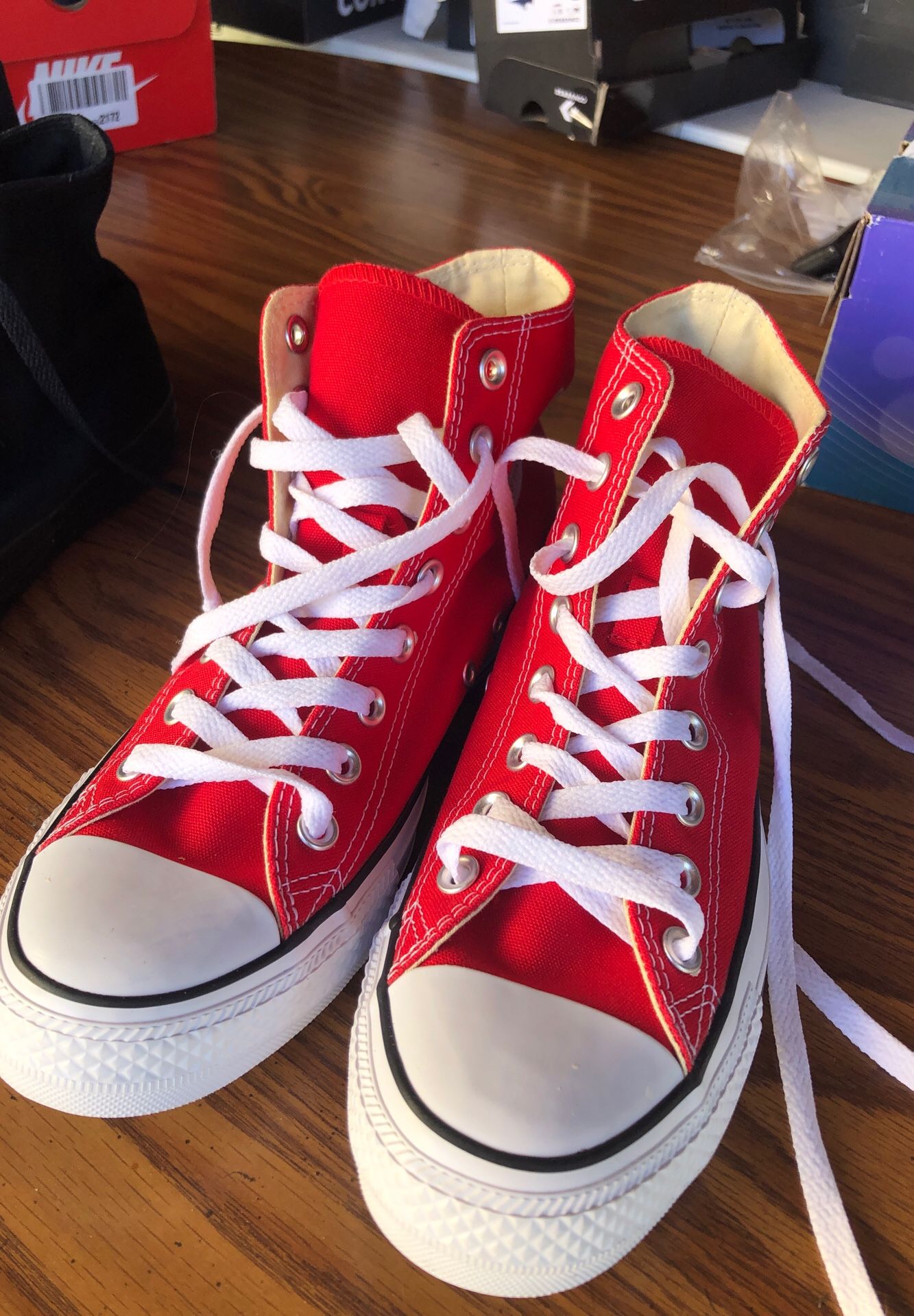 Red converse