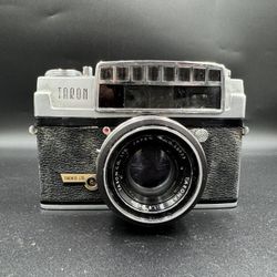 Vintage Taron Eyemax 1.8 45mm Camera Made In Japan No.20933 Untested Silver Cam