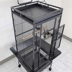 (New in Box) $130 Bird Cage 61-inch Tall with Rolling Stand for for Parrots Parakeets Conures Lovebird Cockatoo 