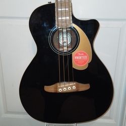 Fender Kingman Acoustic/Electric Bass 2021 - Black