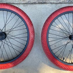 Haro Black 20” wheel set With Duro Performance Tires 1.95 X 20