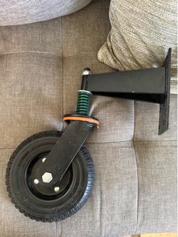 Gate caster wheel