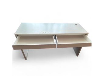White Desk with 2 Drawers (56” x 19”)