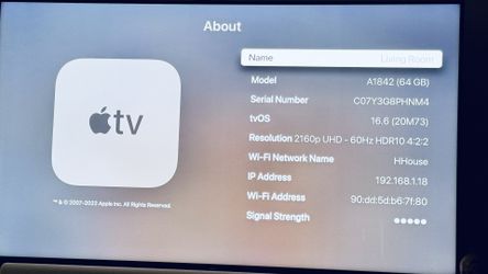 Apple TV 4K Streaming Box With WiFi