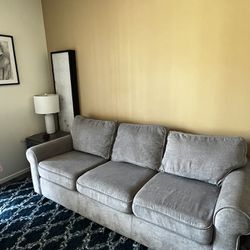 Gray Fabric Sofa For Sale!