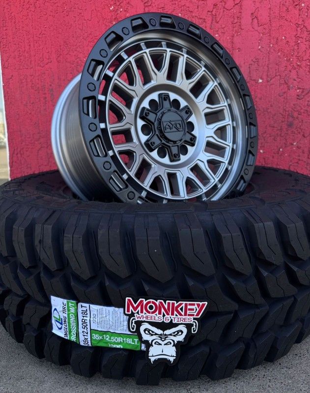18x9 Rines Y Llantas 35/1250/18 MT