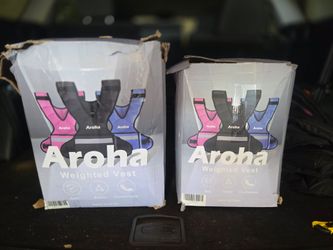 Aroha Weighted Vest 11-20 LB New black
Pink 20-32 LB New