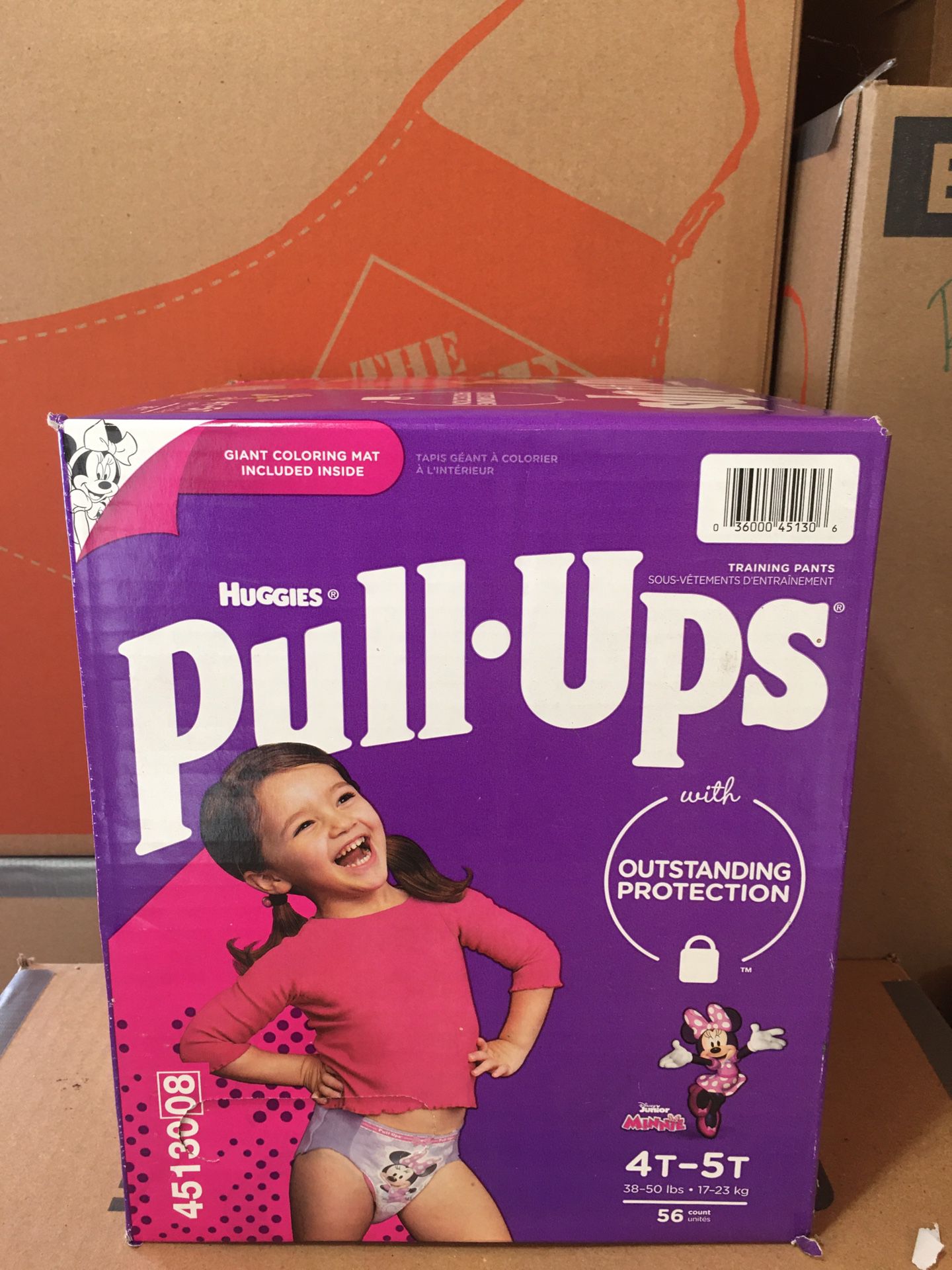 2 boxes of Huggies Pull Ups 4T-5T - (56 count)