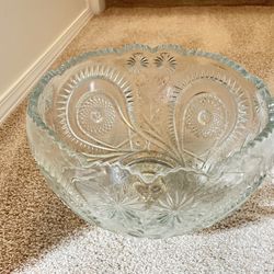 Glass Punch Bowl